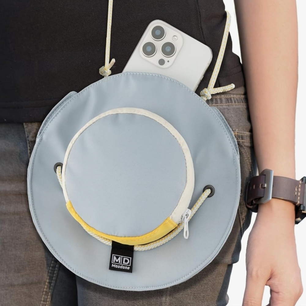 Trendy Hat Crossbody Bag Canvas